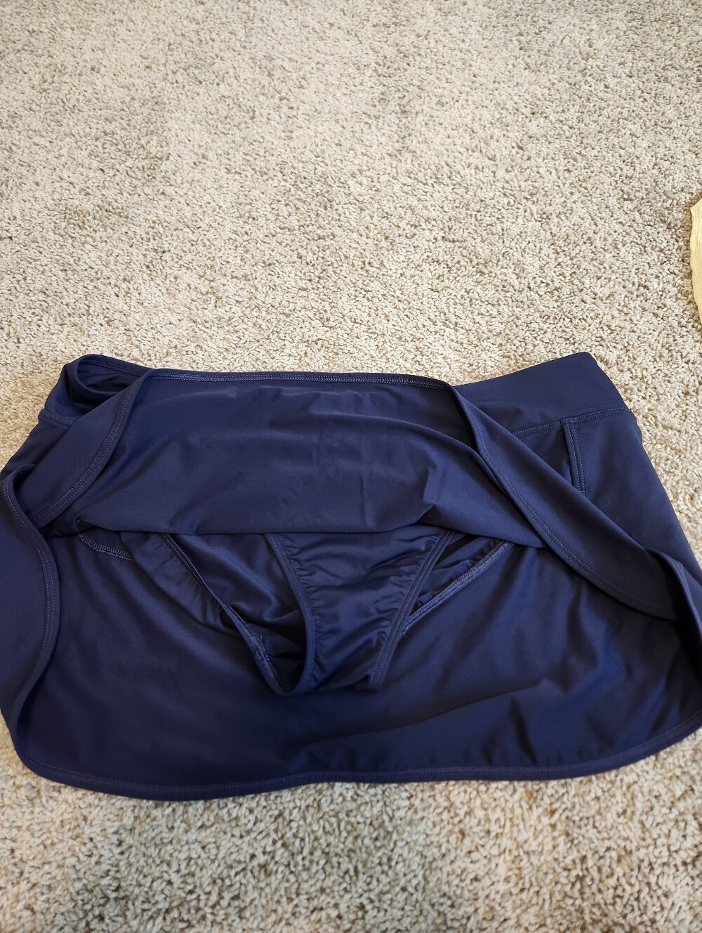 Athleta Kata Swim Skirt Navy Blue Size XL - Picture 8 of 10